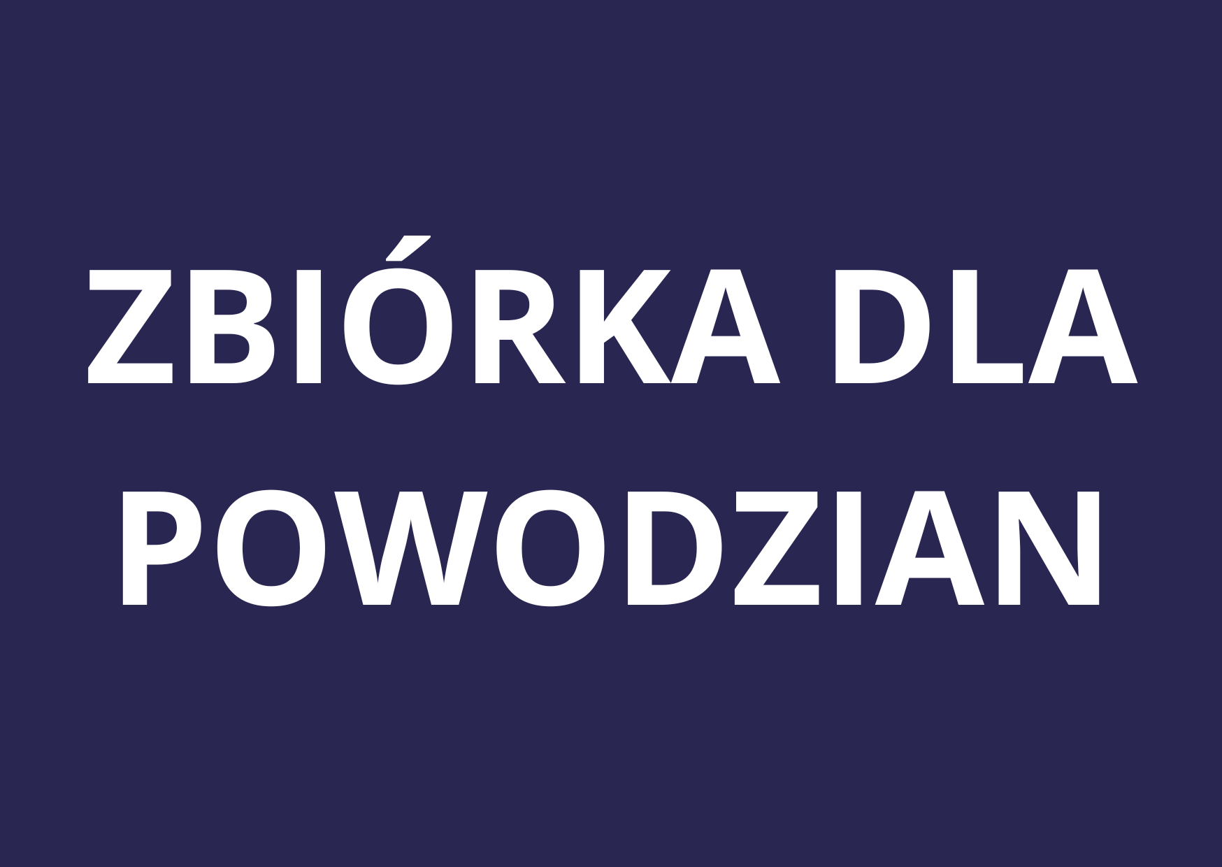 grafika zbi&oacute;rka dla powodzian