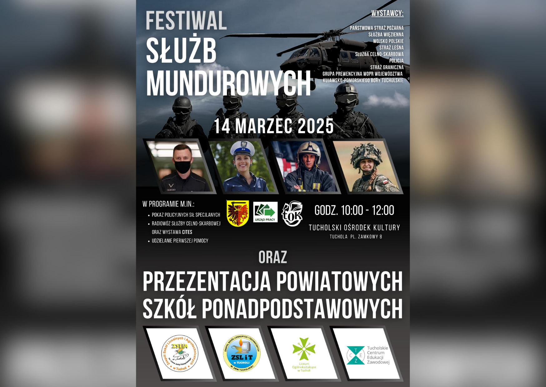 plakat festiwalu służb