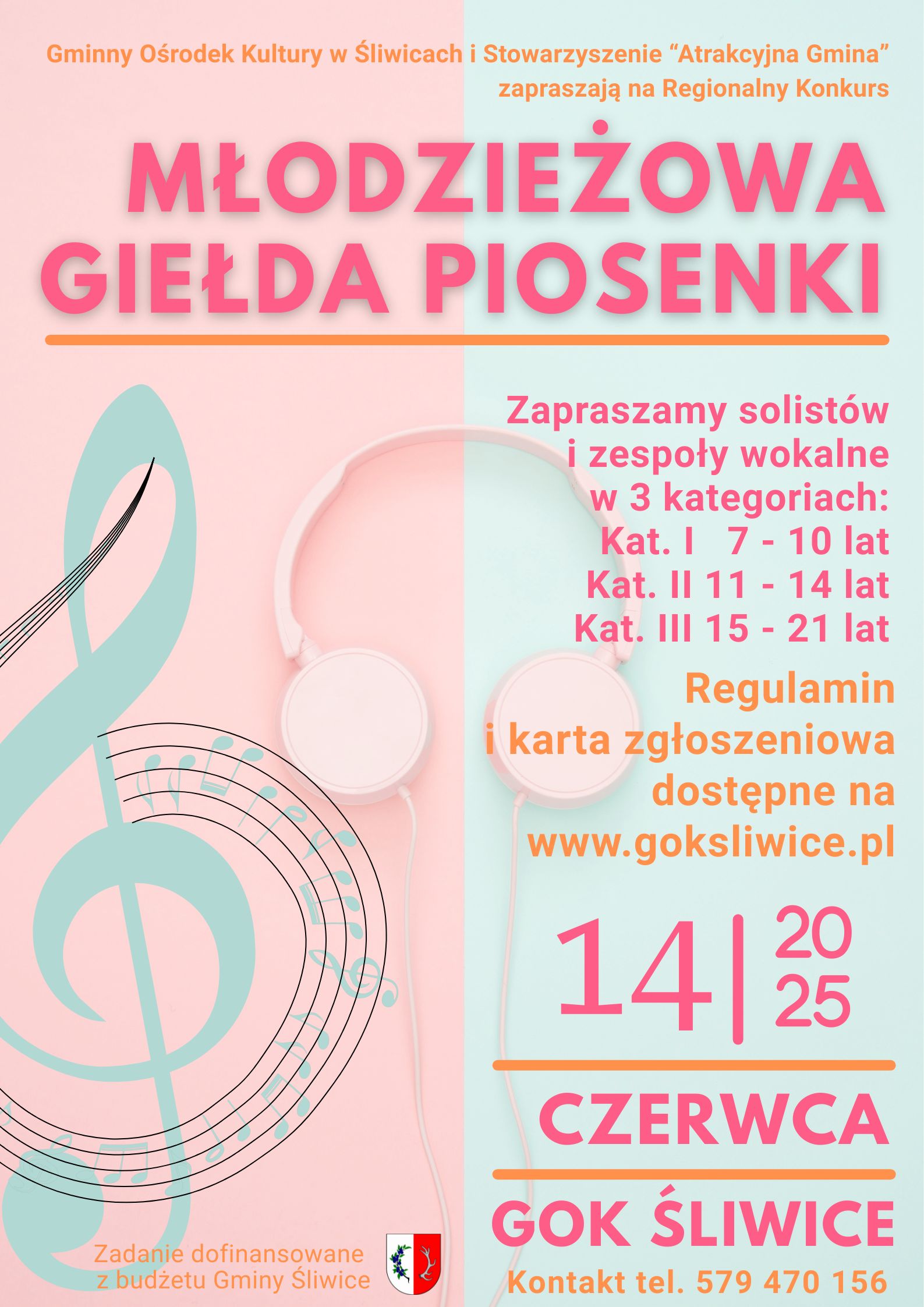 młodzieżowa giełda piosenki plakat