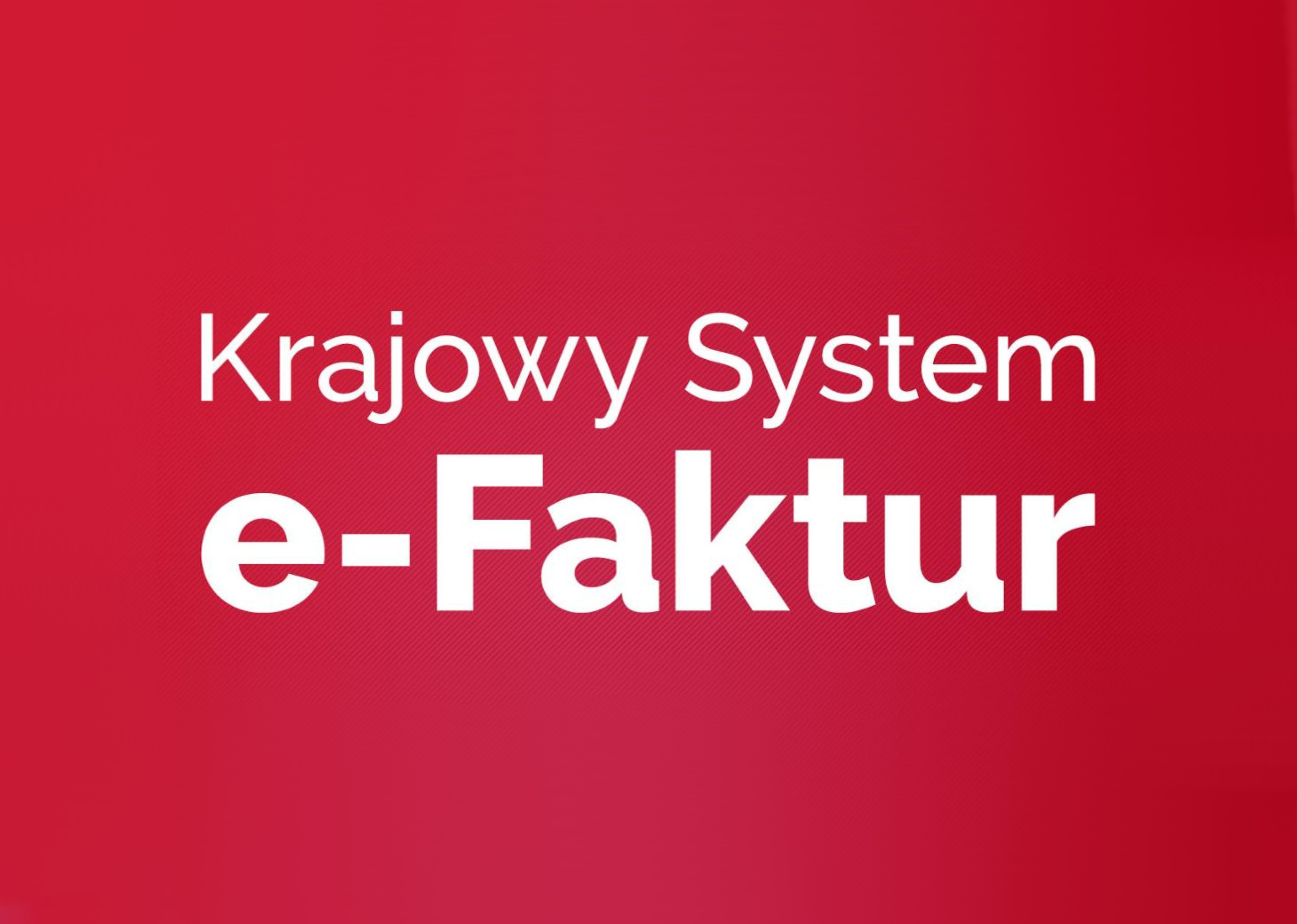 krajowy system e-faktur