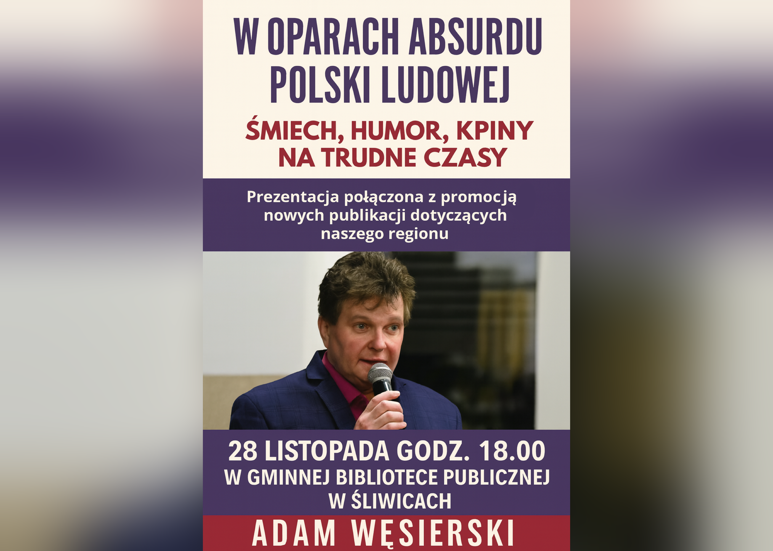 plakat adam węsierski