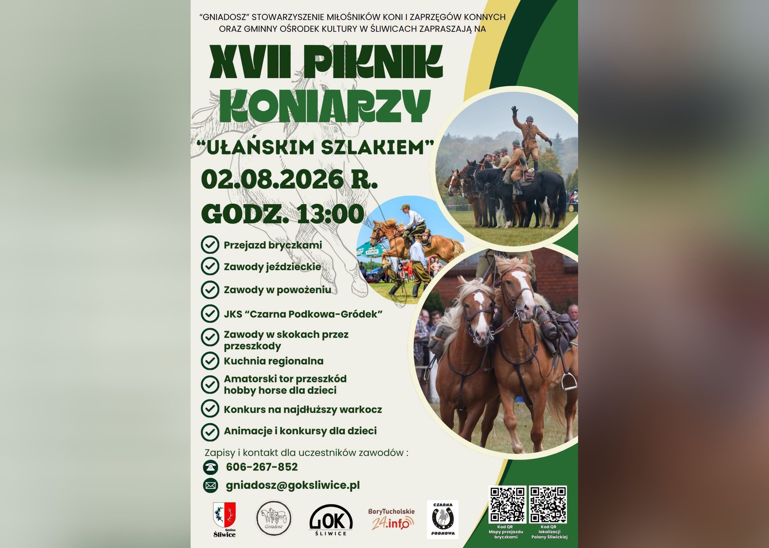 piknik koniarzy plakat poziom