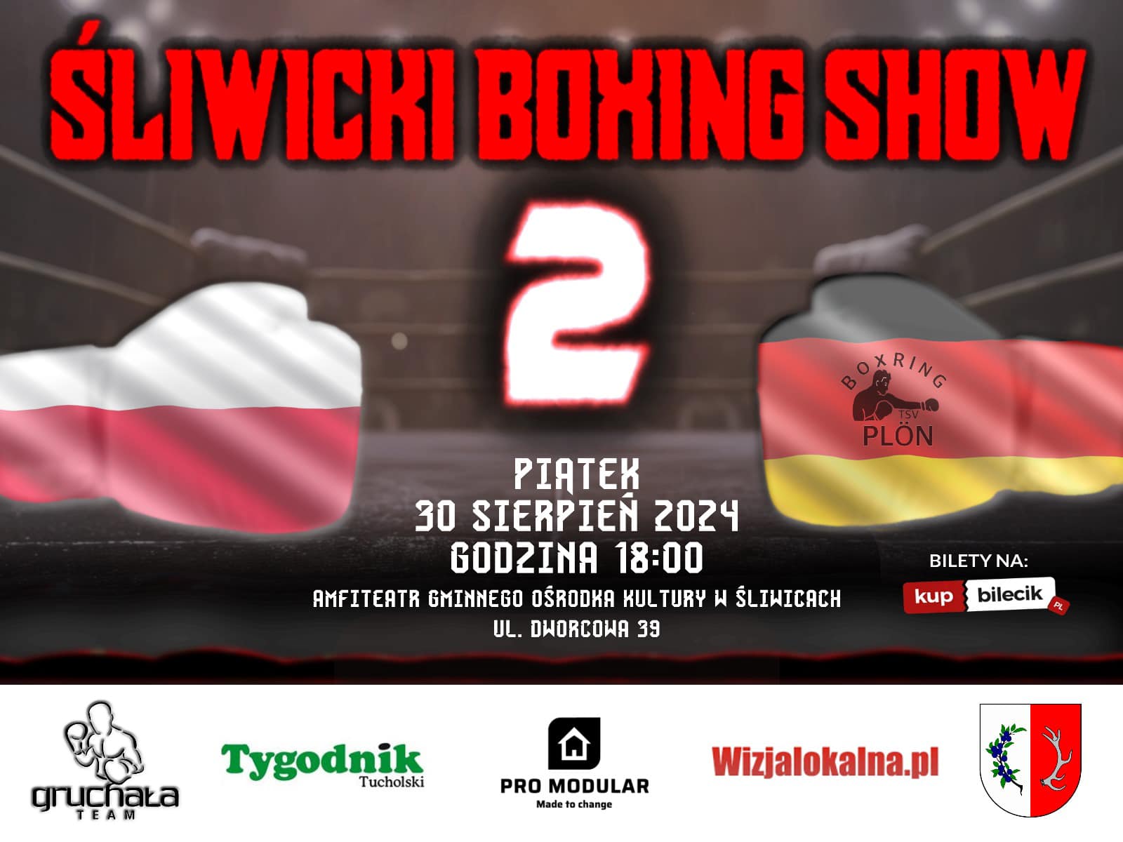 plakat boxing show 2