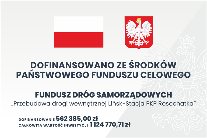 Fundusz celolwy droga linsk rosochatka pkp
