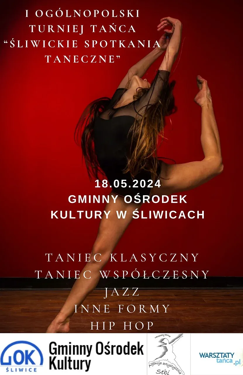 plakat turnieju tańca