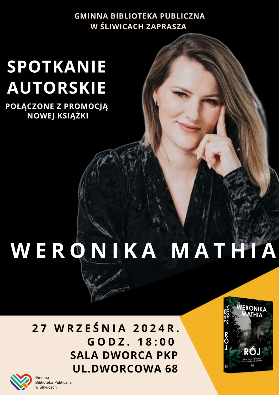 plakat spotkania autorskiego
