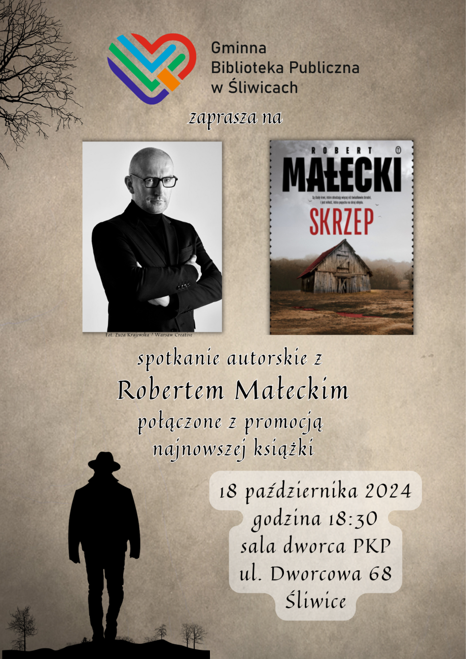 plakat spotkania z robertem małeckim