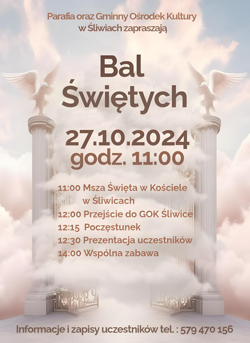 plakat balu świętych