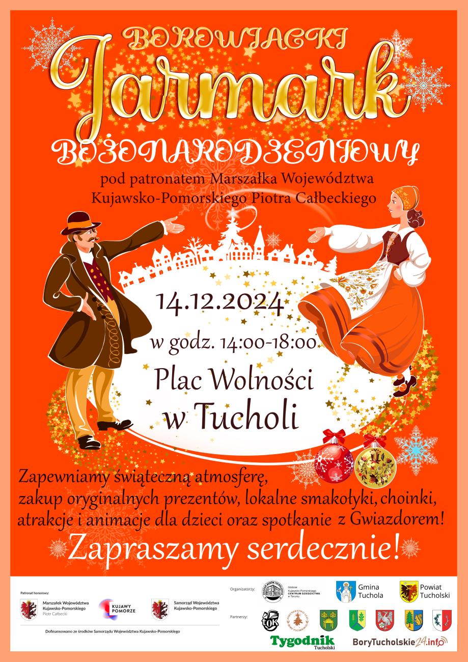 plakat jarmarku bożonarodzeniowego