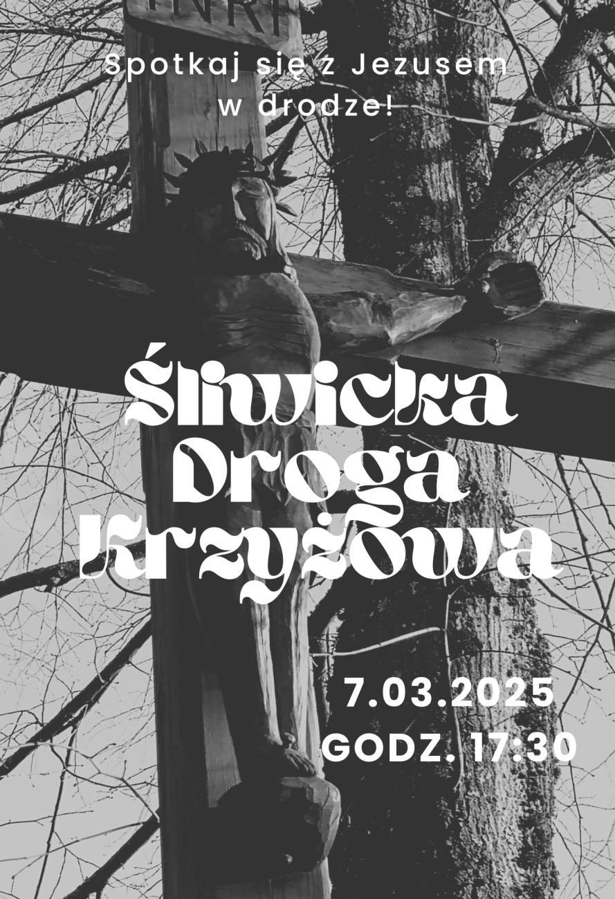 Plakat śliwickiej drogi krzyżwowej