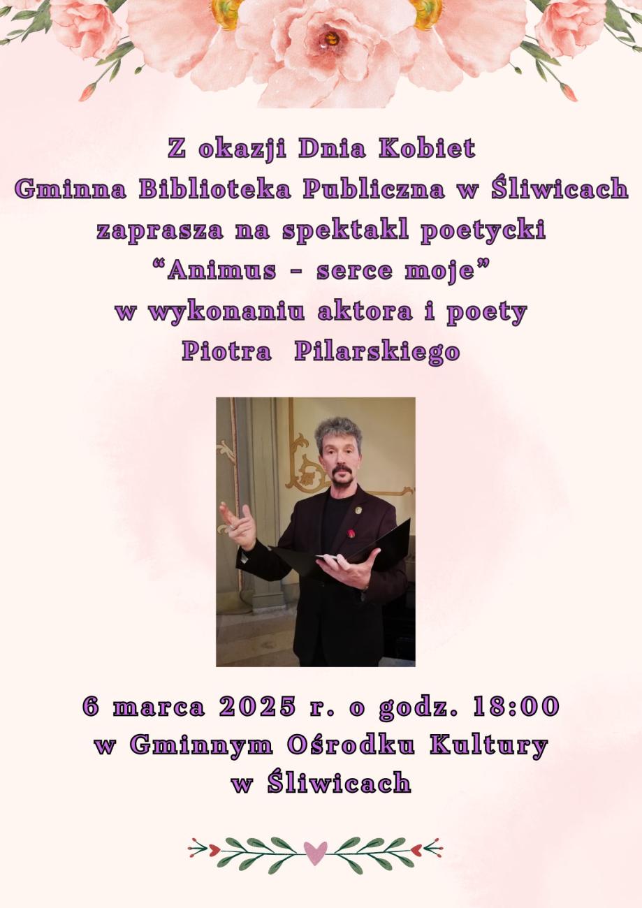 Plakat spektakl poetycki