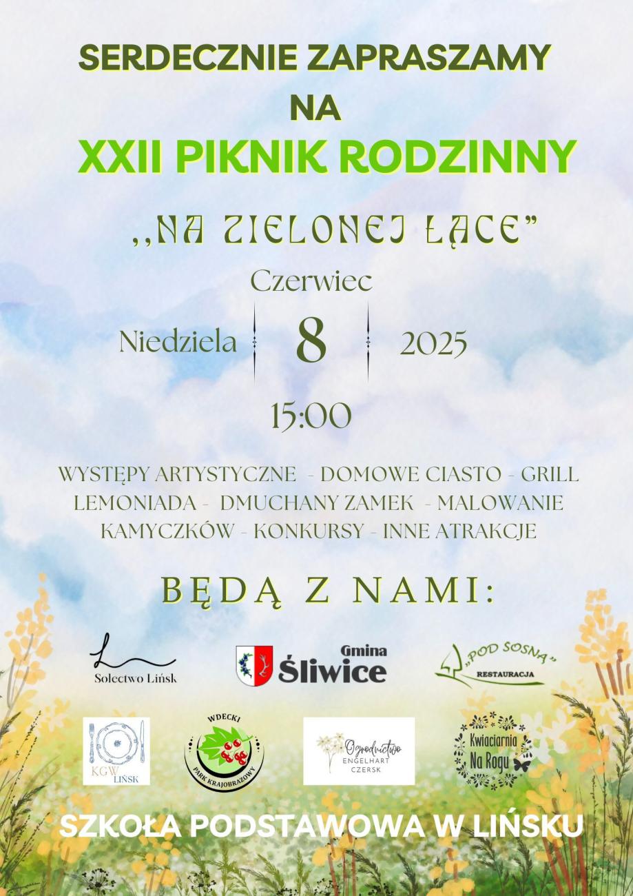 plakat wydarzenia w lińsku
