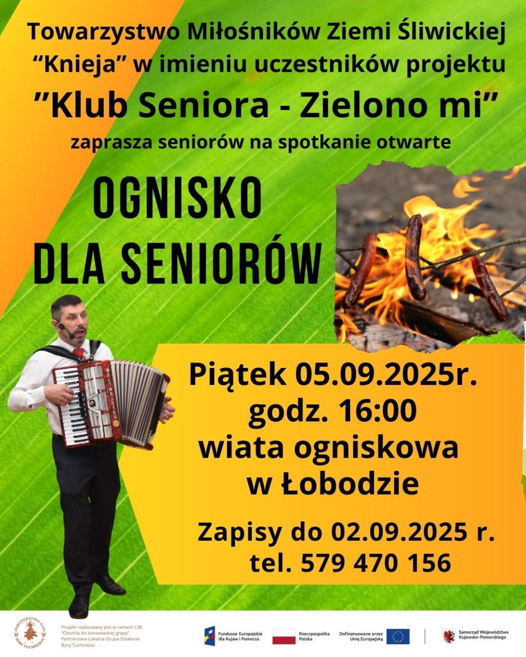 plakat ogniska w pionie