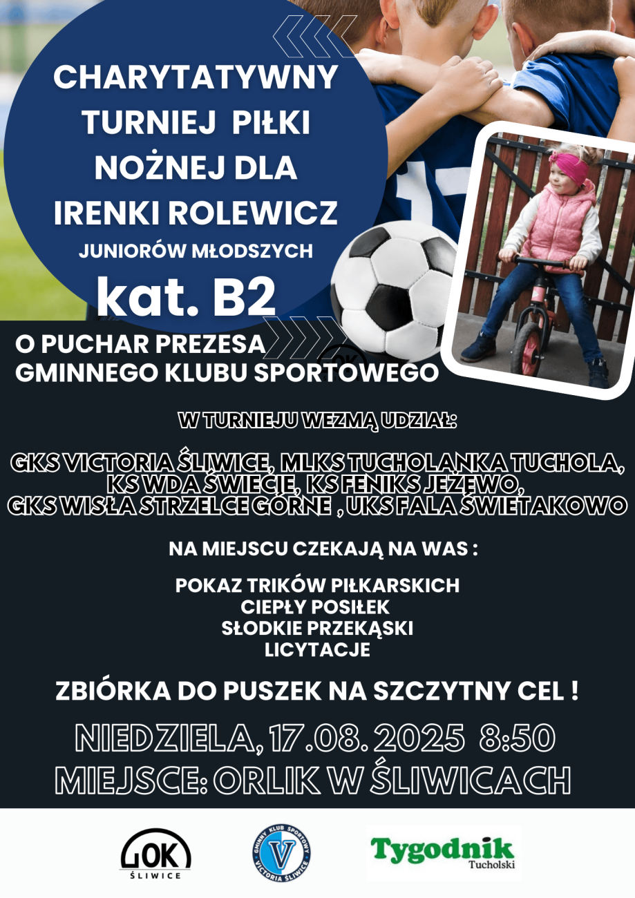 plakat turniej piłki pion