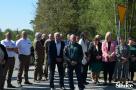 zebrani podczas otwarcia drogi