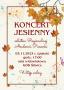 plakat koncert jesienny