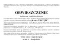 Obwieszczenie nadleśniczego nadleśnictwa woziwoda w formie plakatu