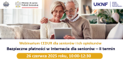 webinarium cedur dla seniorów grafika 2025