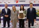 wójt, dyrektor sp śliwice, sekretarz i uczennica