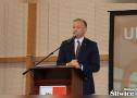 dyrektor sgb przemawia do zebranych