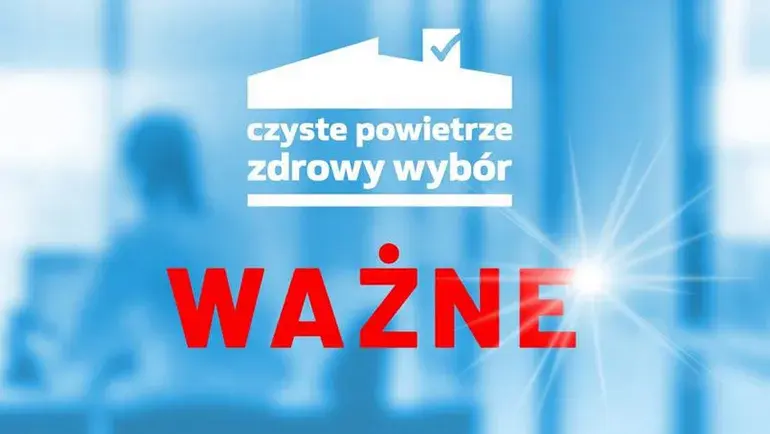 Grafika czyste powietrze wazne
