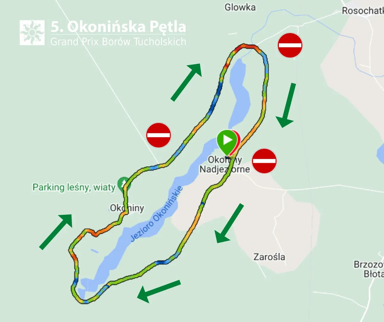 Mapa okoninska petla
