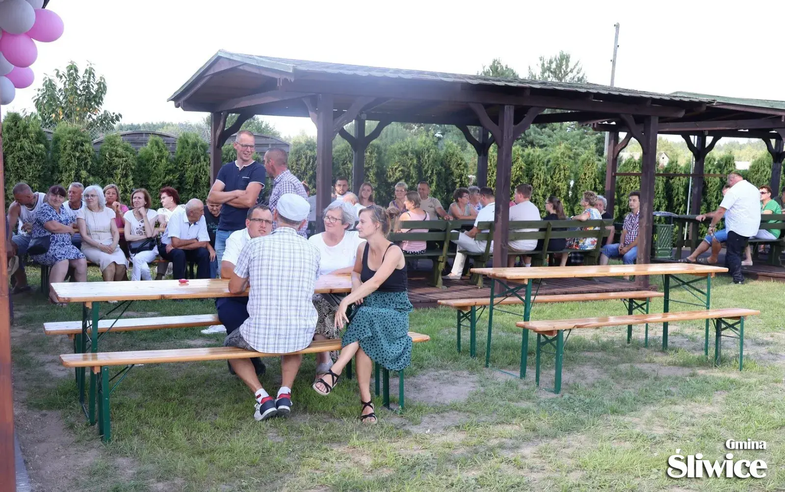 zebrani podczas otwarcia świetlicy