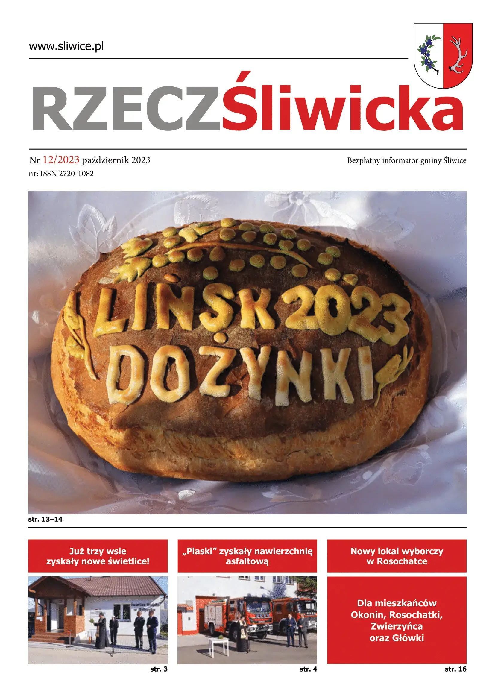 okładka Rzecz śliwicka październik 2023