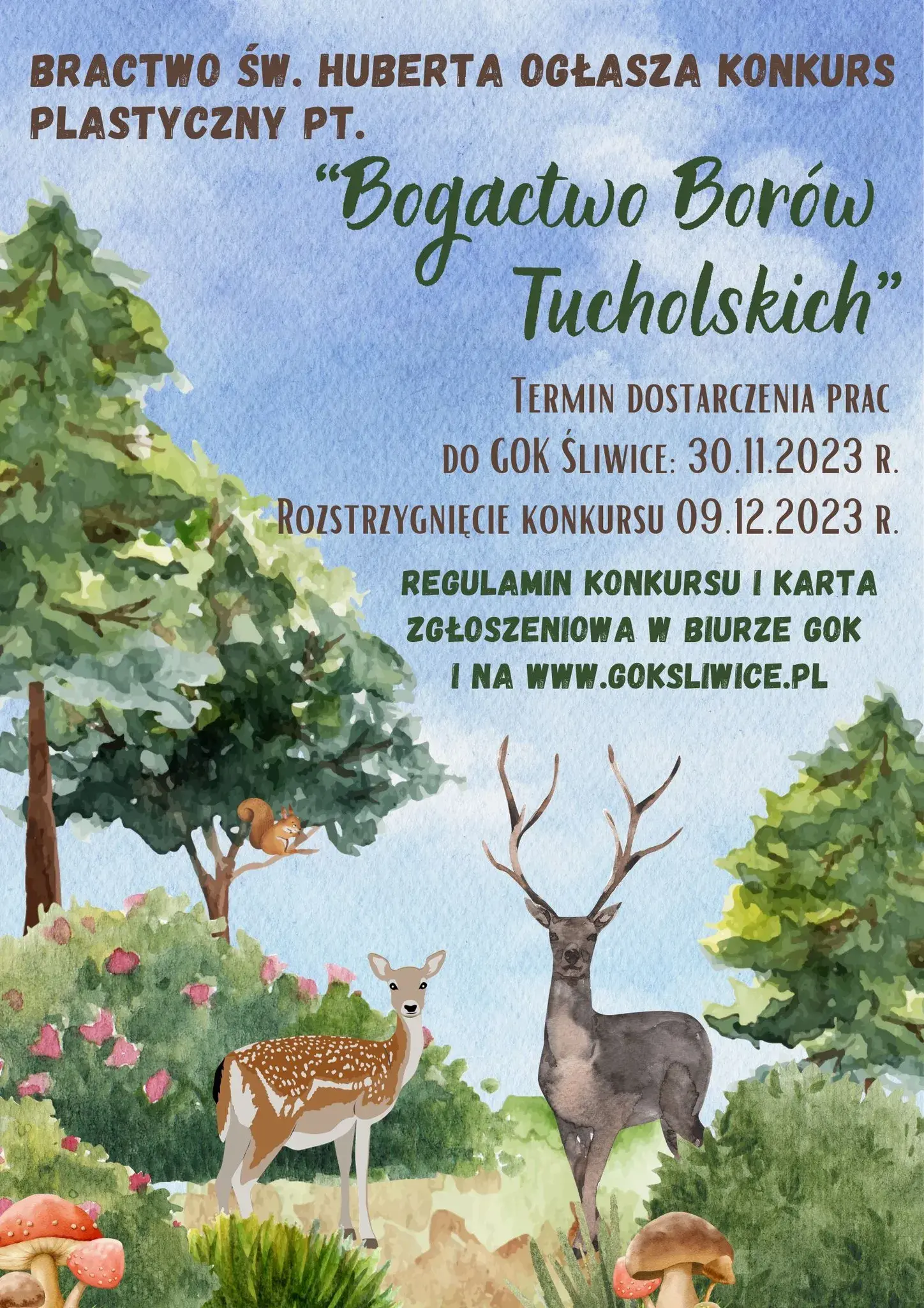 plakat bogactwo borów tucholskich