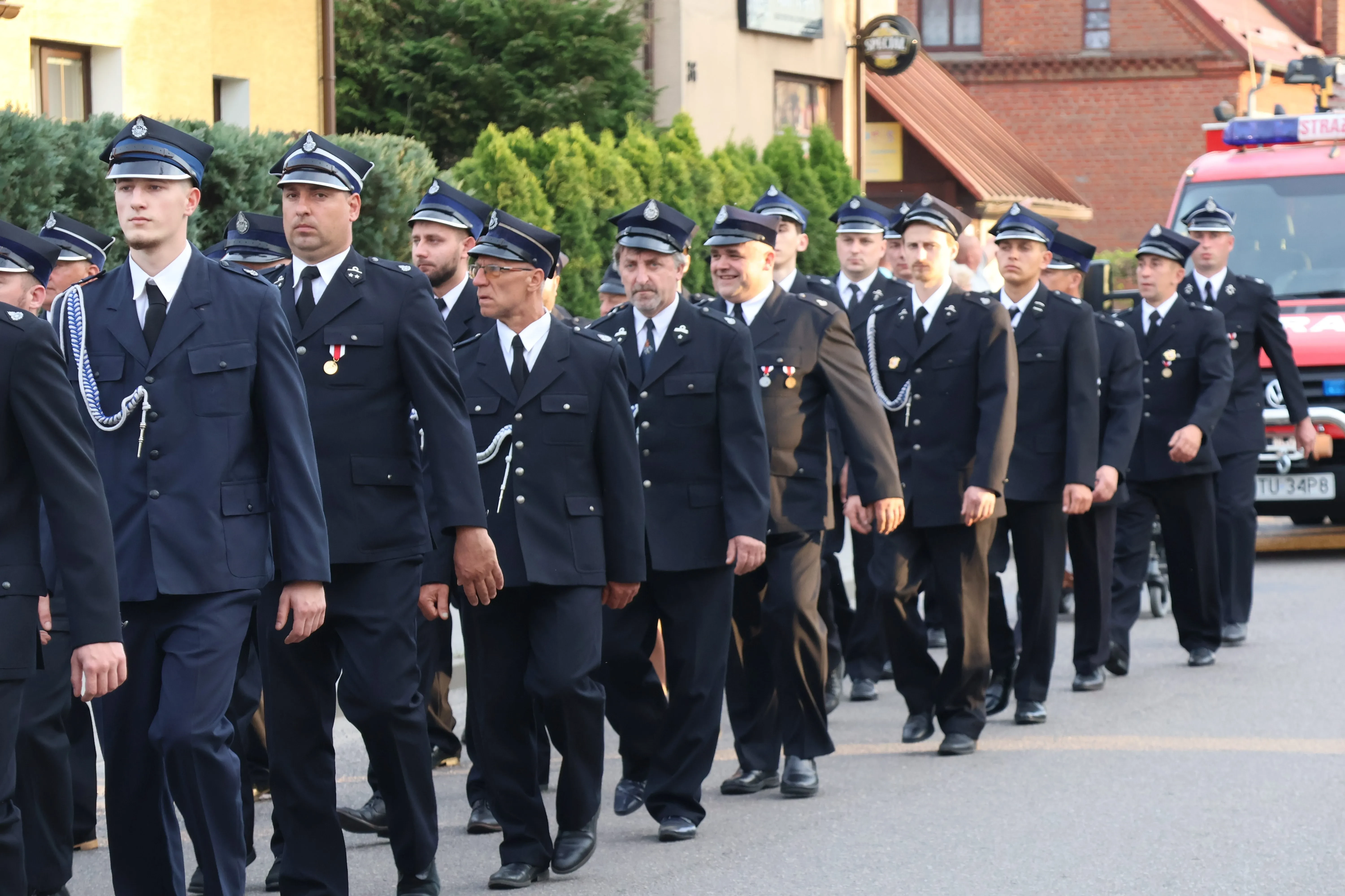 przemarsz strażaków