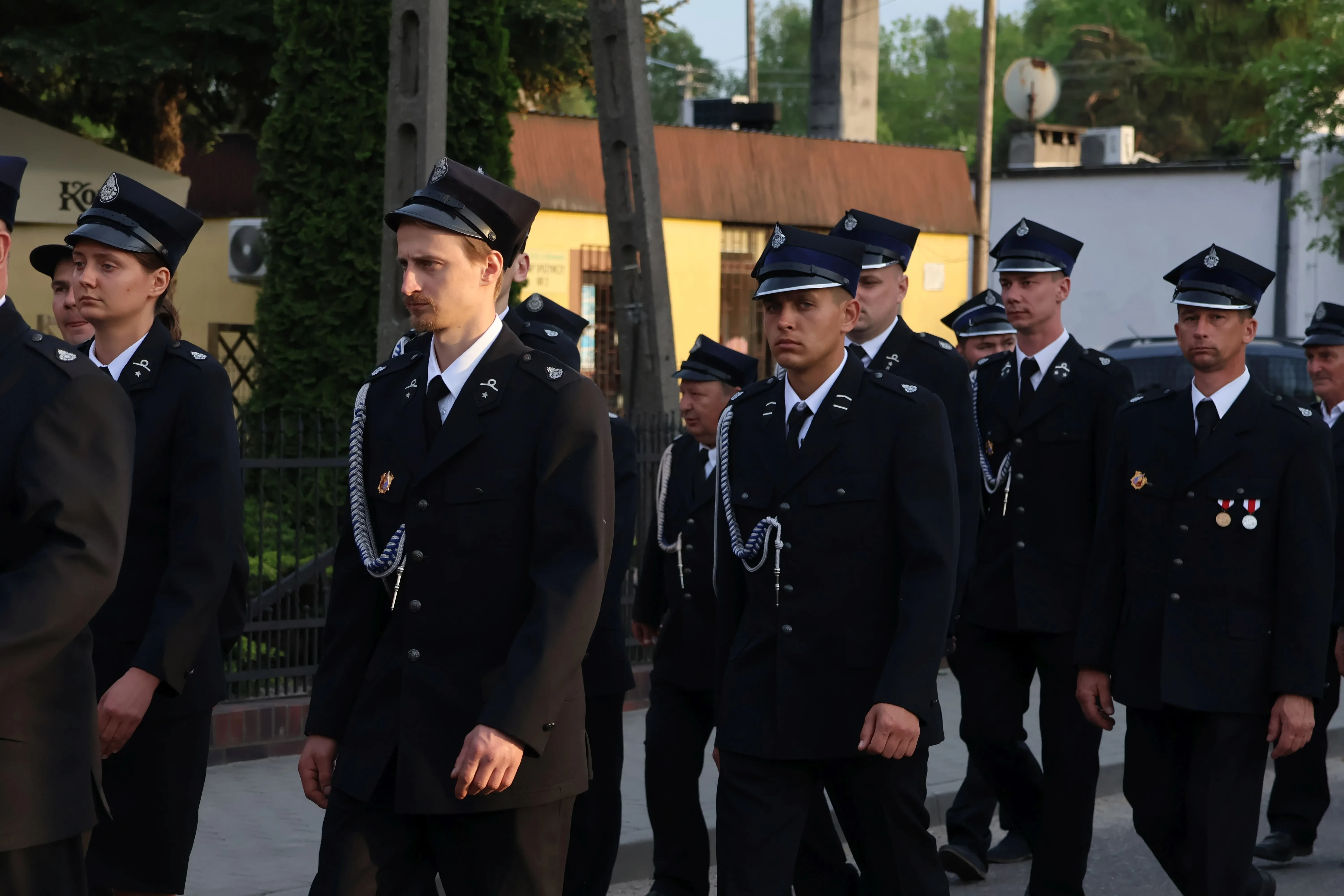 przemarsz strażaków