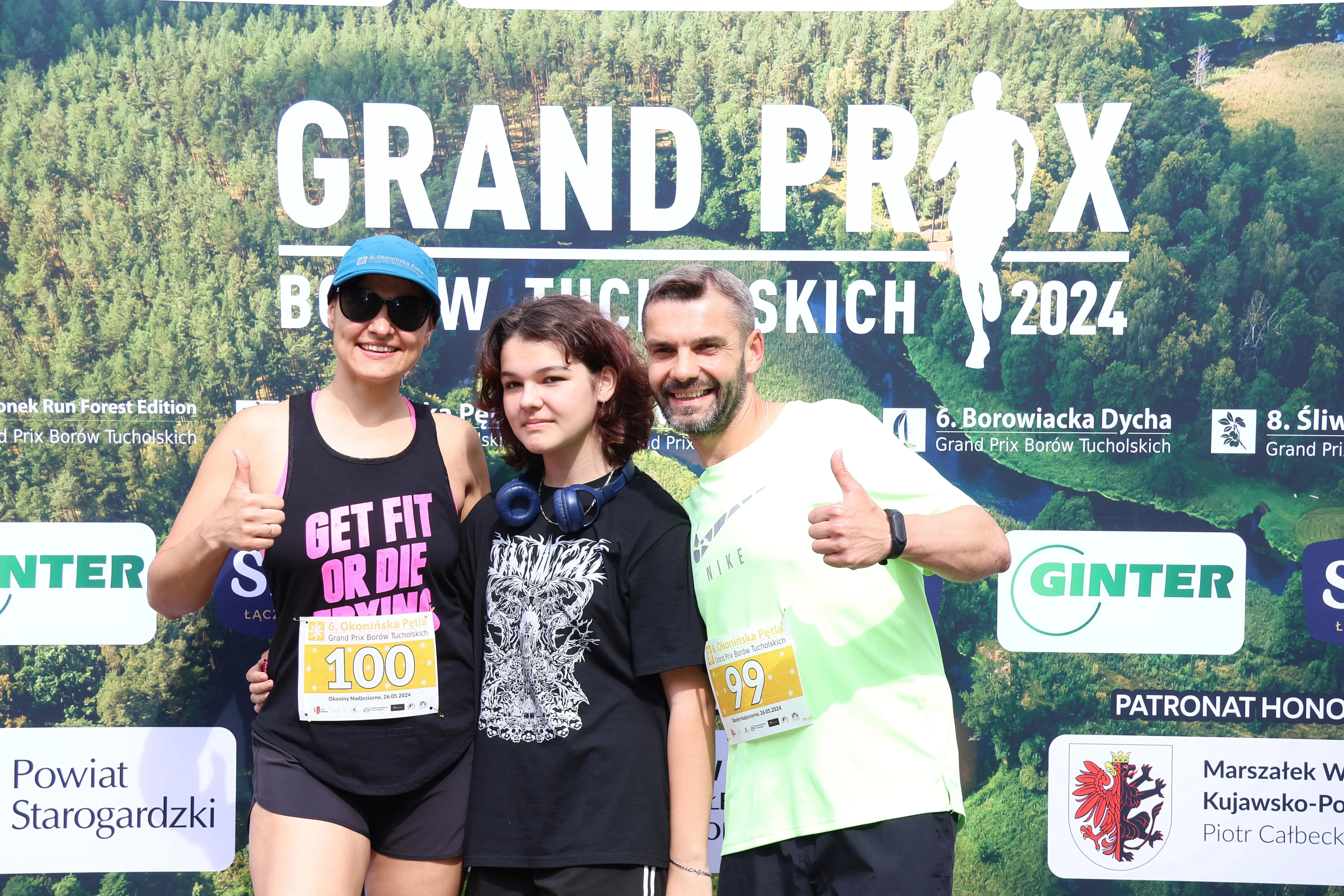 zdjęcie na ściance grand prix oczekujących zawodników