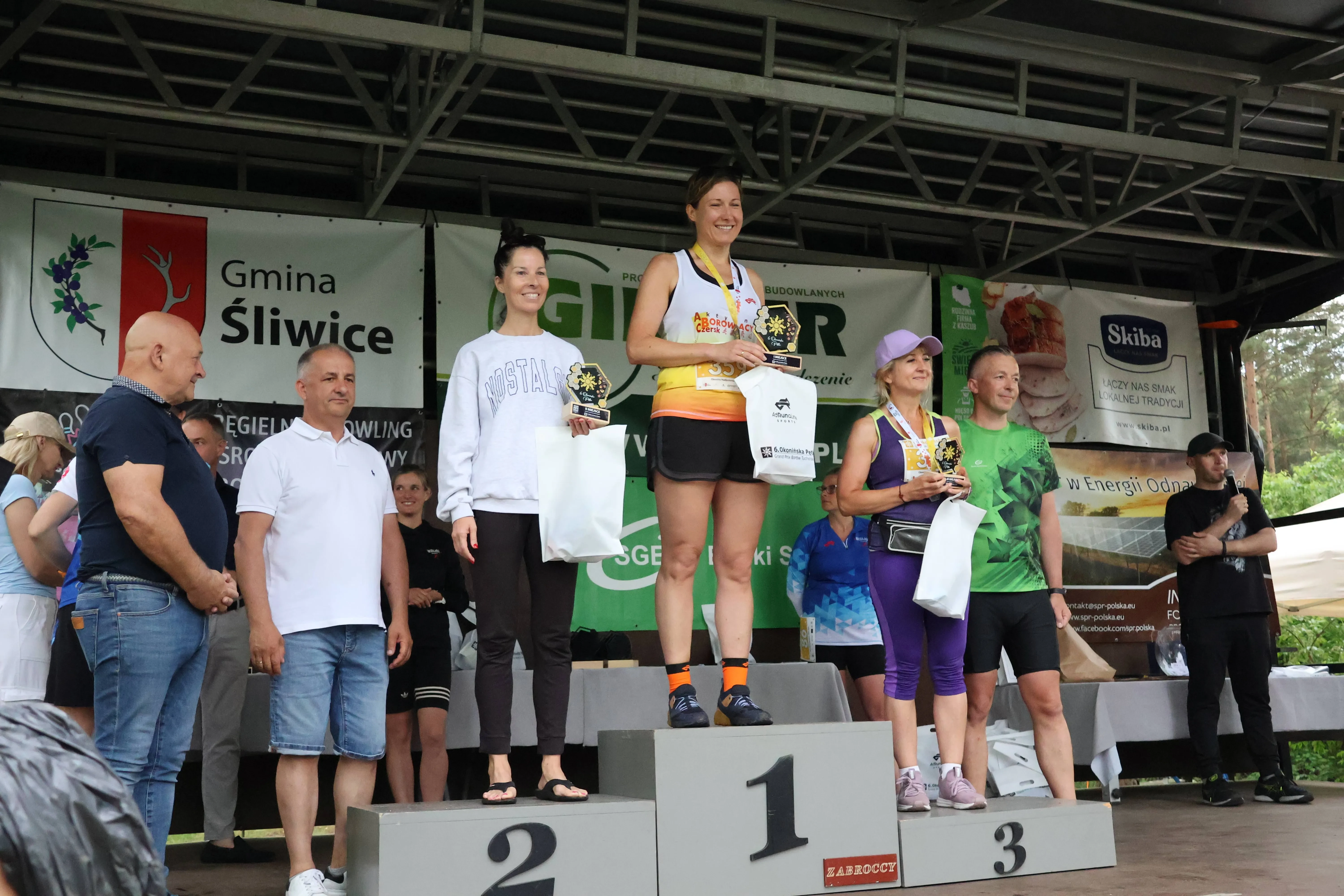 zawodniczki na podium