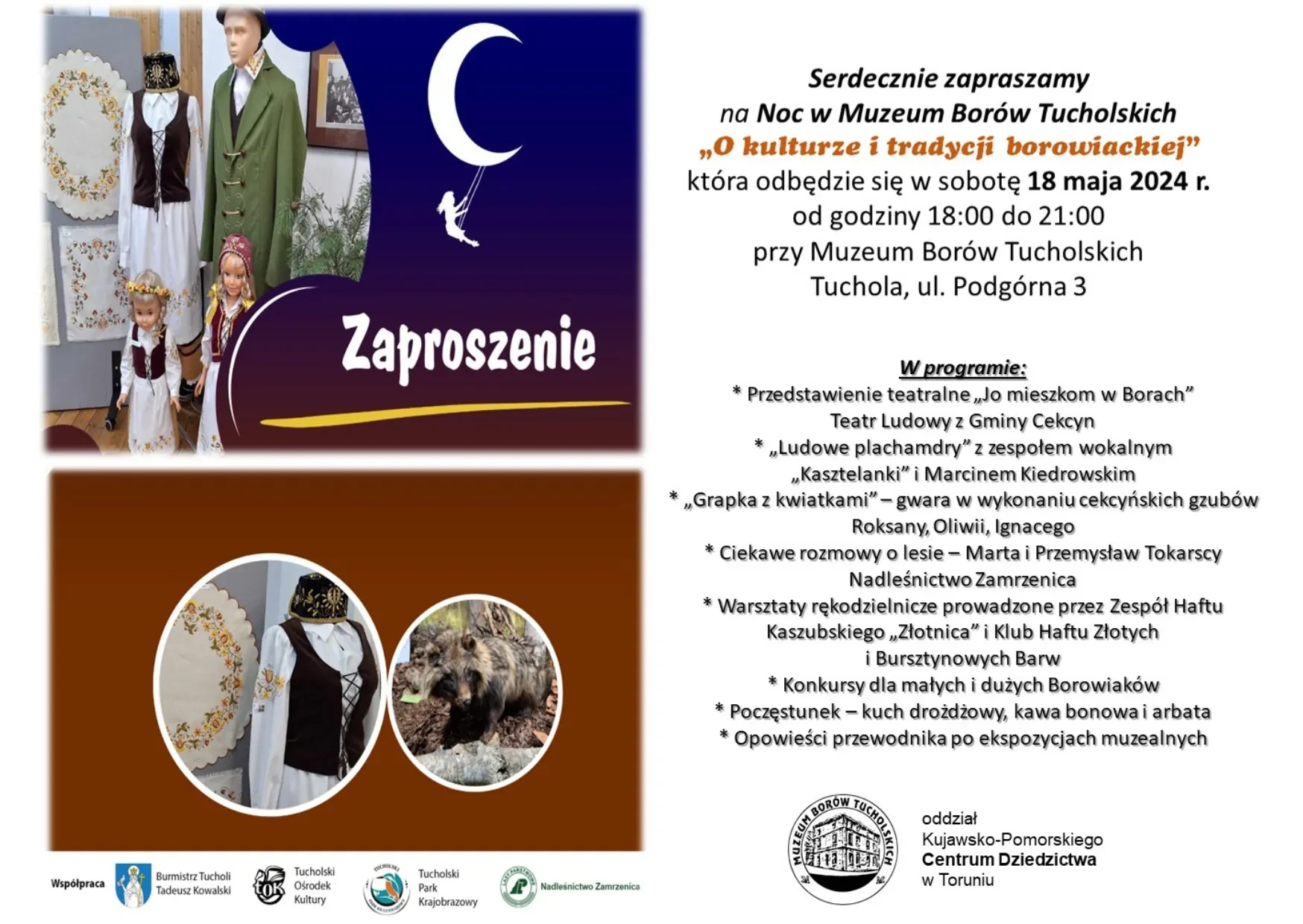 plakat noc w muzeum 