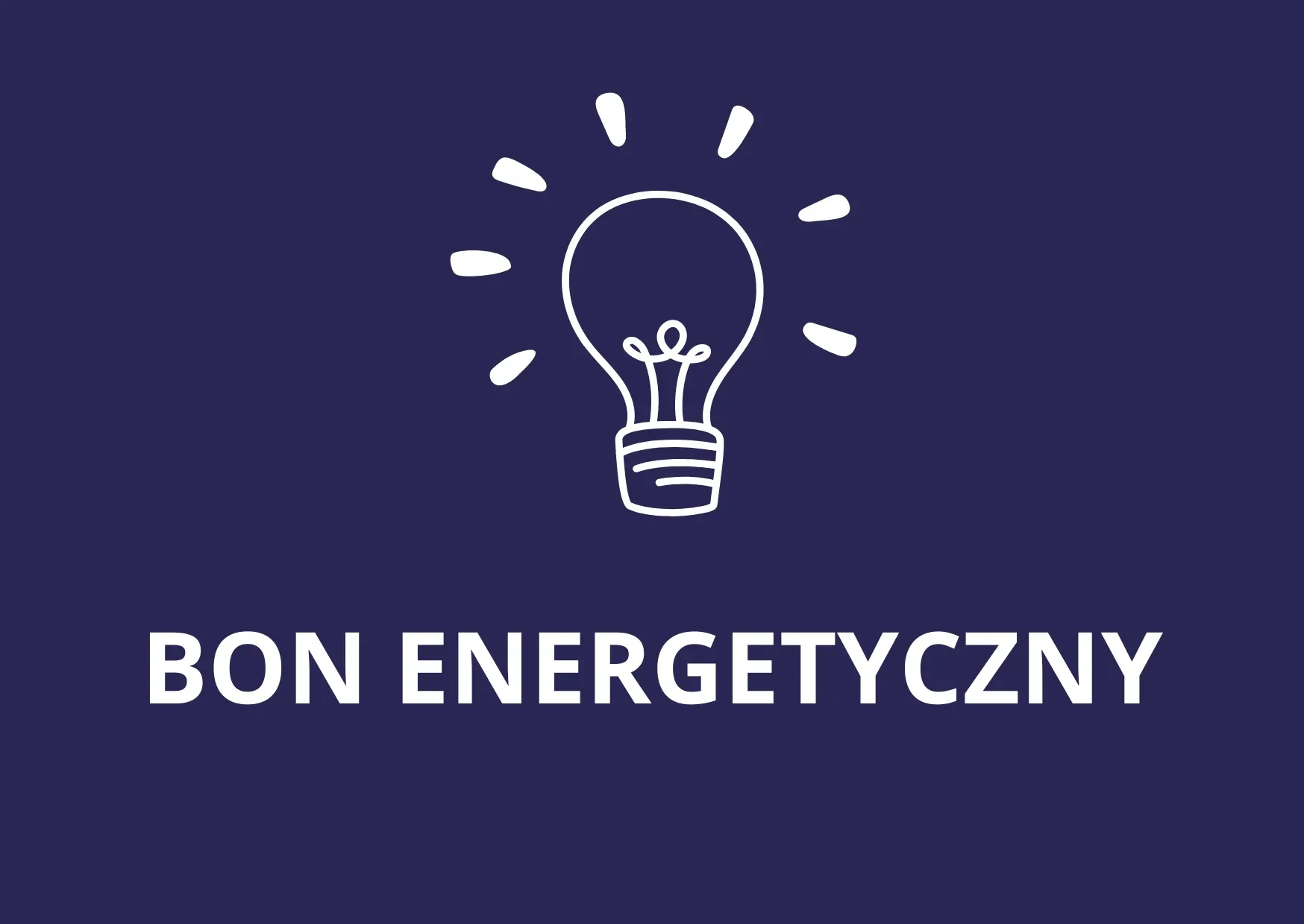 bon energetyczny grafika, żarówka z napisem bon energetyczny