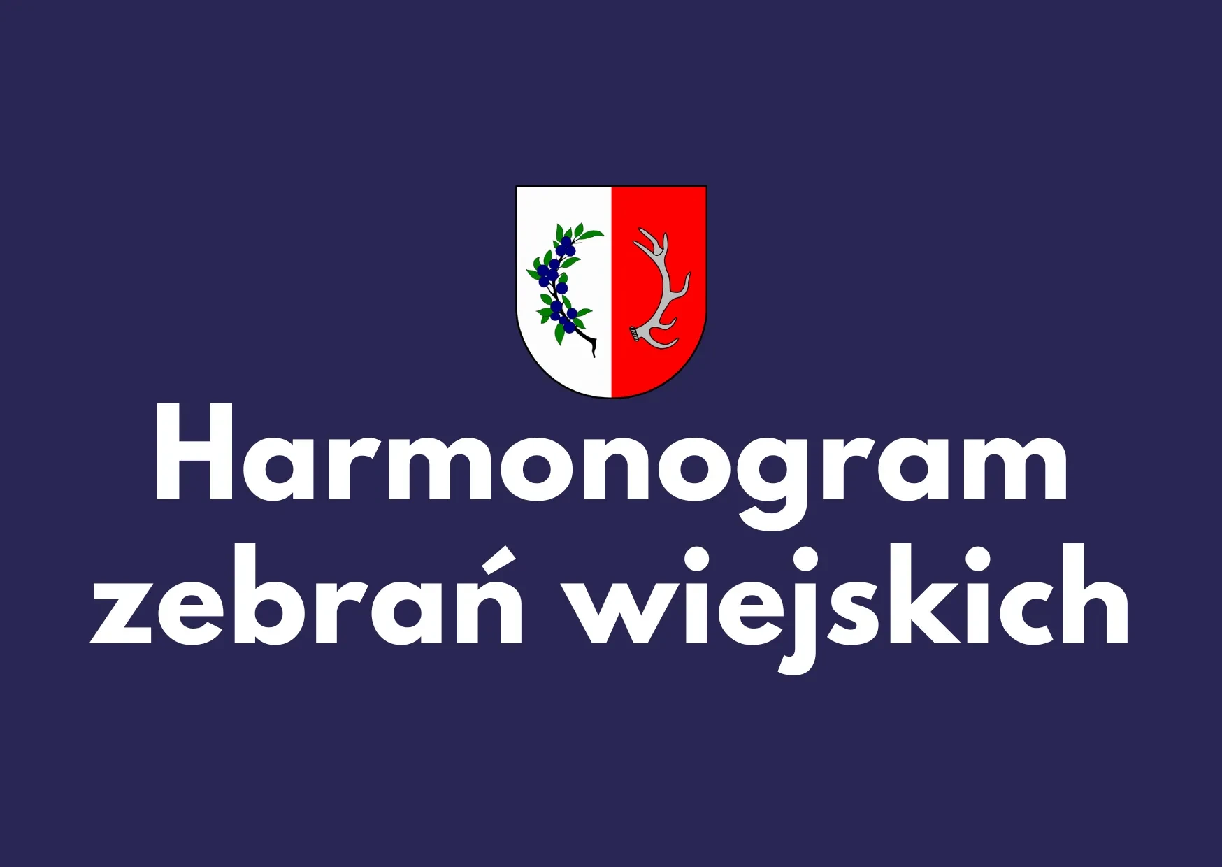 grafika harmonogram zebrań wiejskich