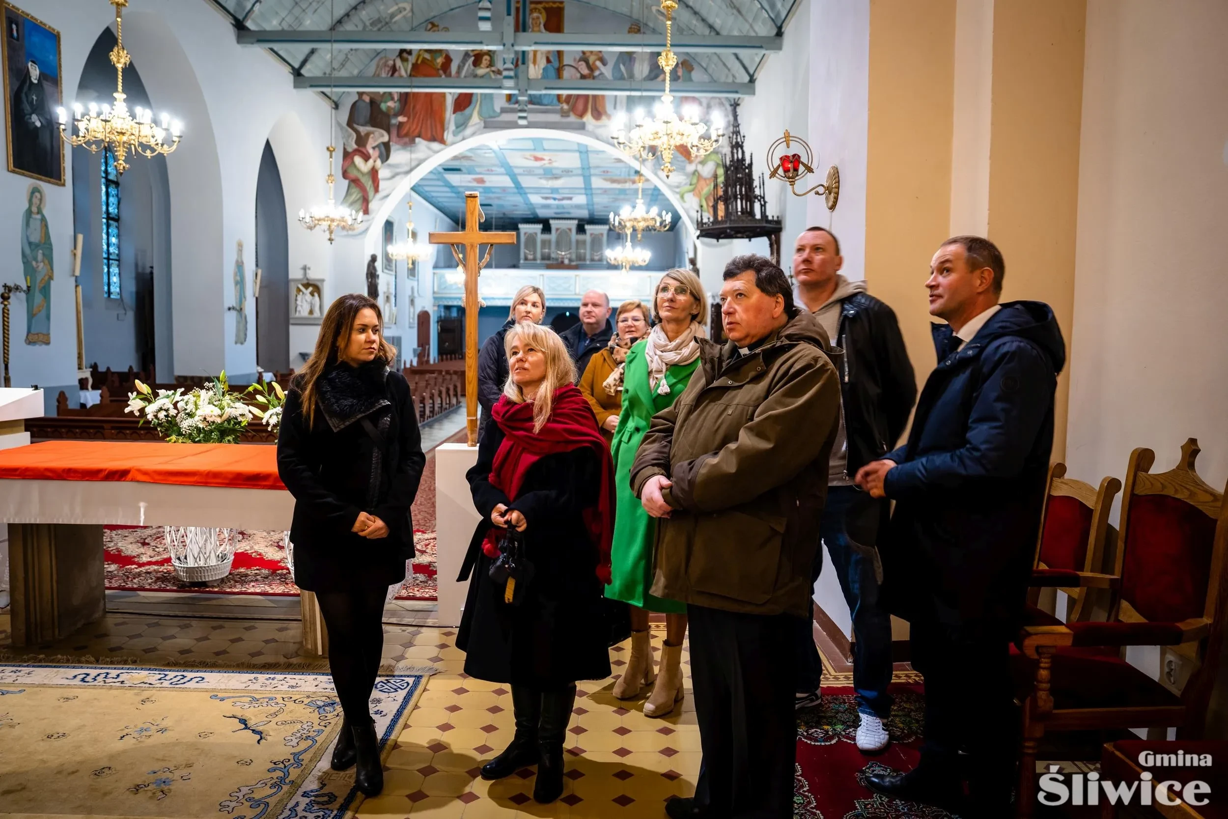 zebrani podczas odbioru