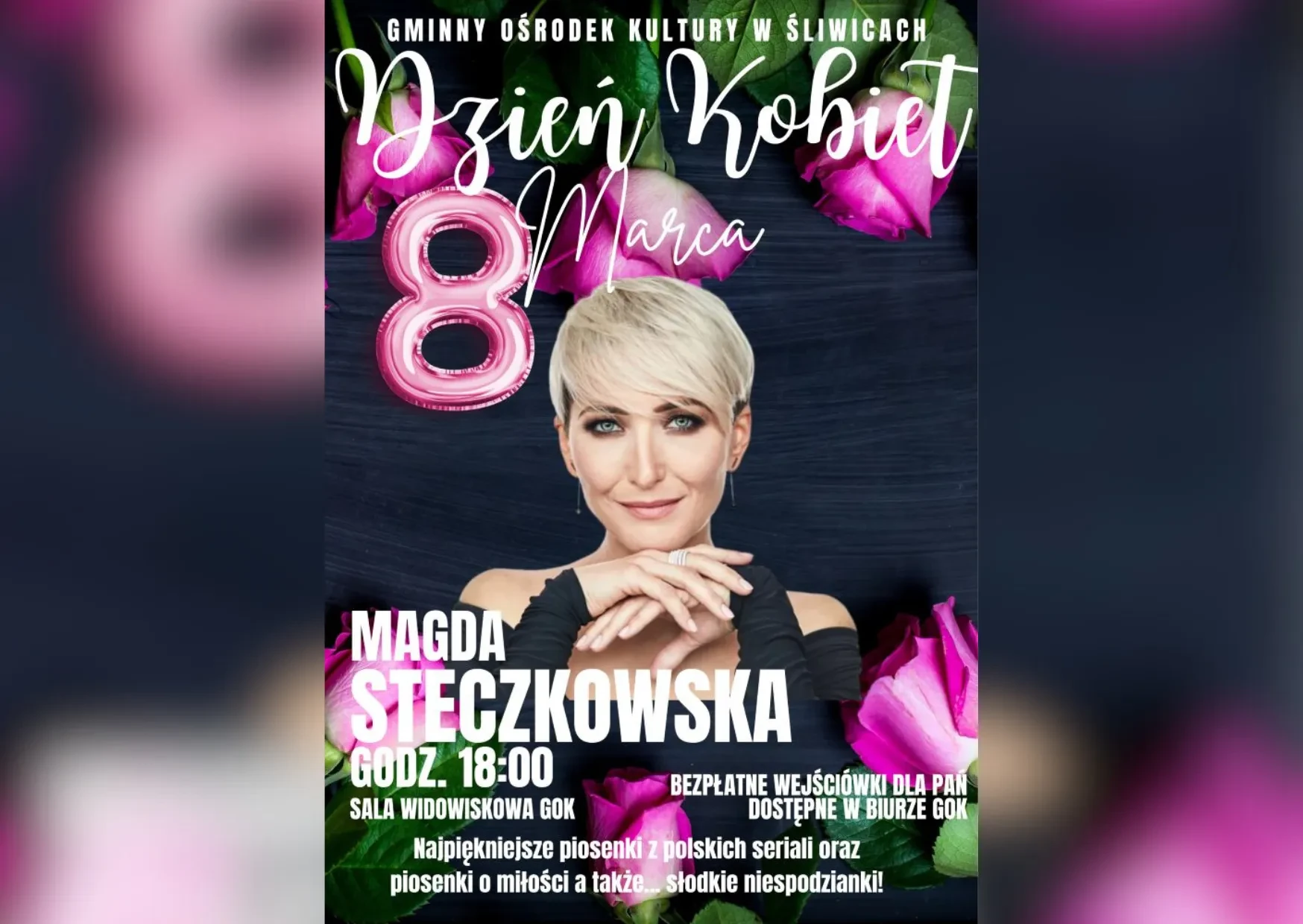 plakat 8 marca dzień kobiet