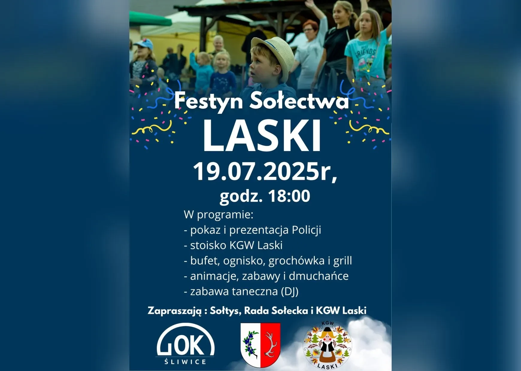 plakat festynu sołeckiego