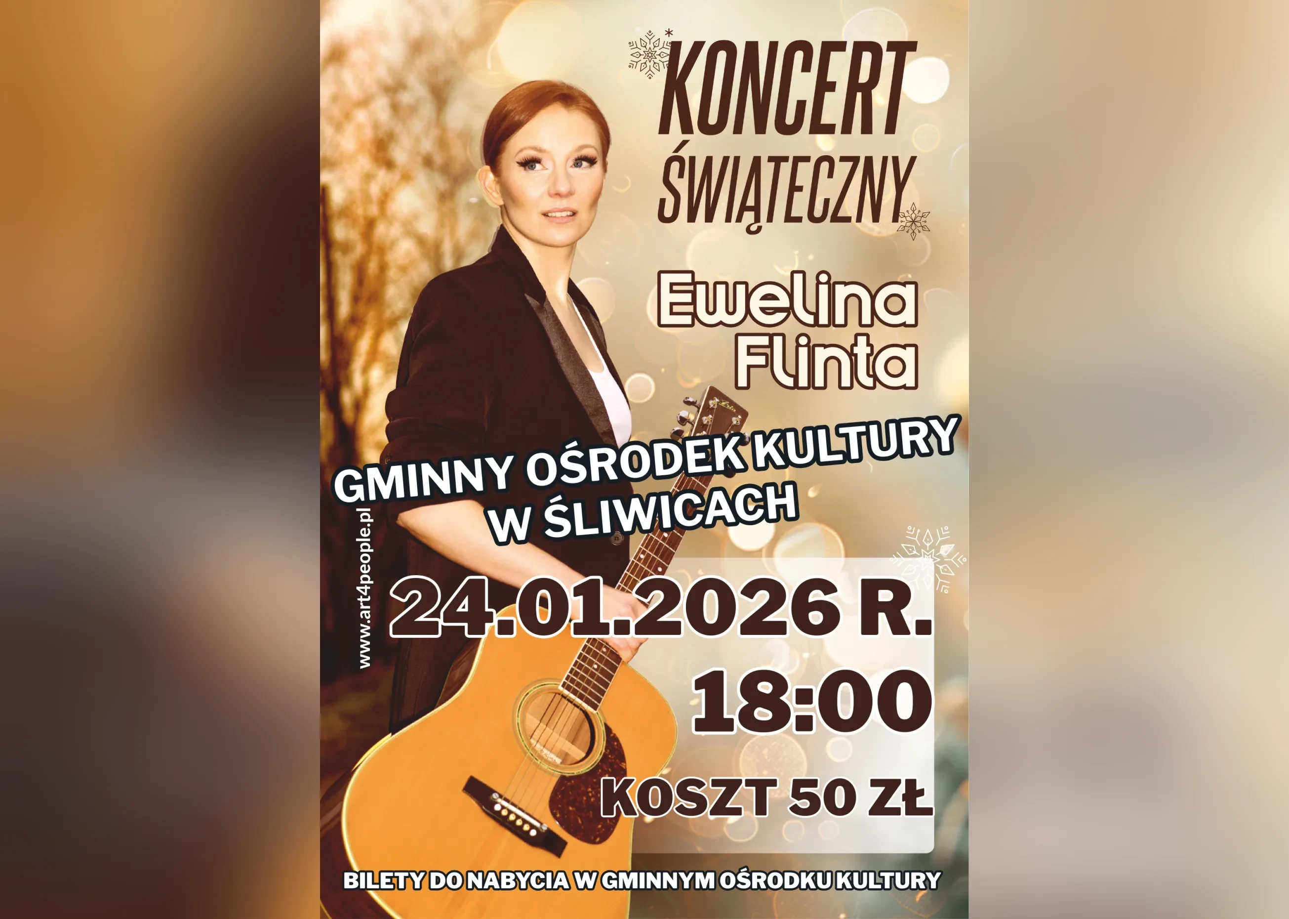 plakat koncert świąteczny
