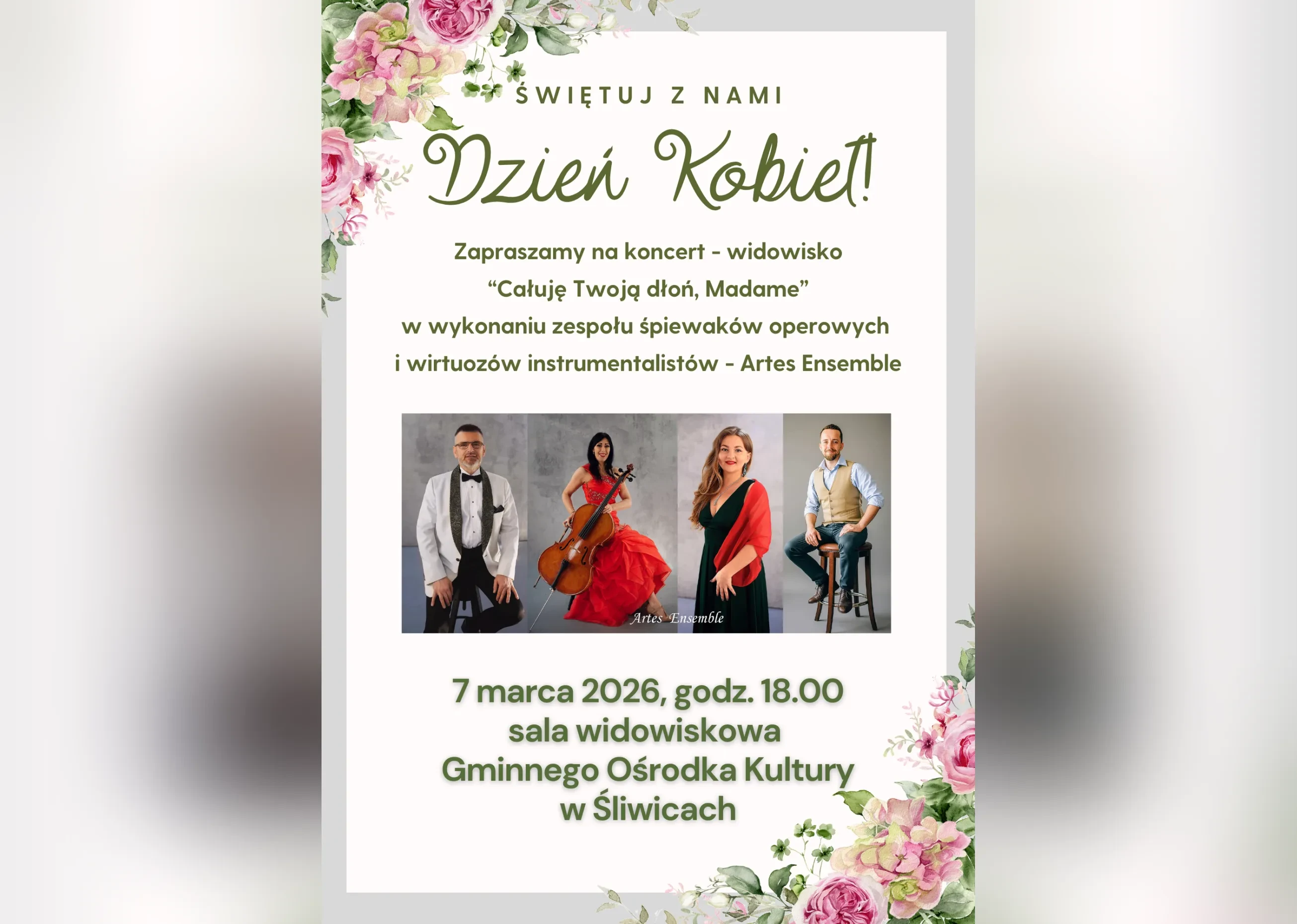 Dzień kobiet nowy plakat