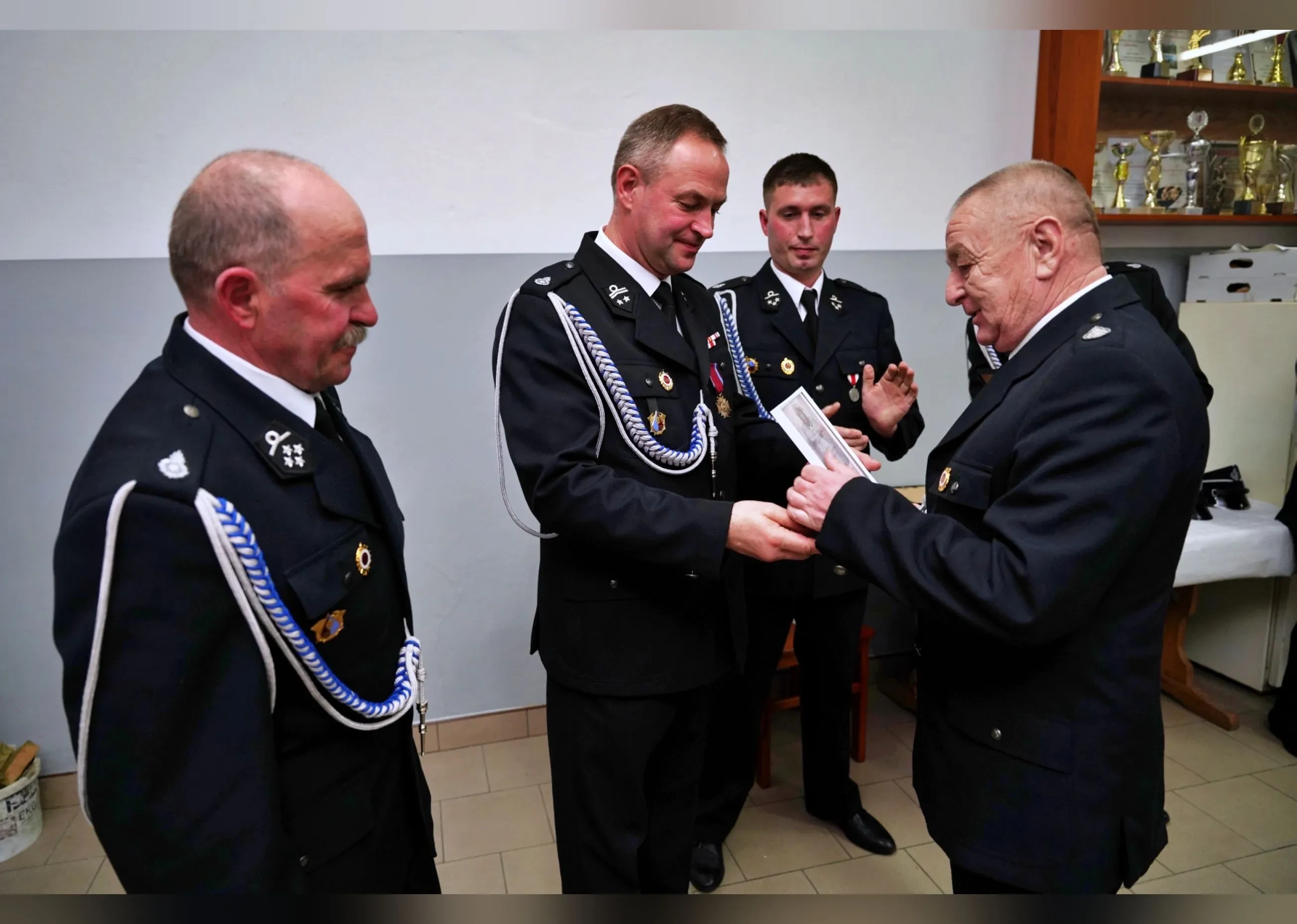 wręczenie podziękowań