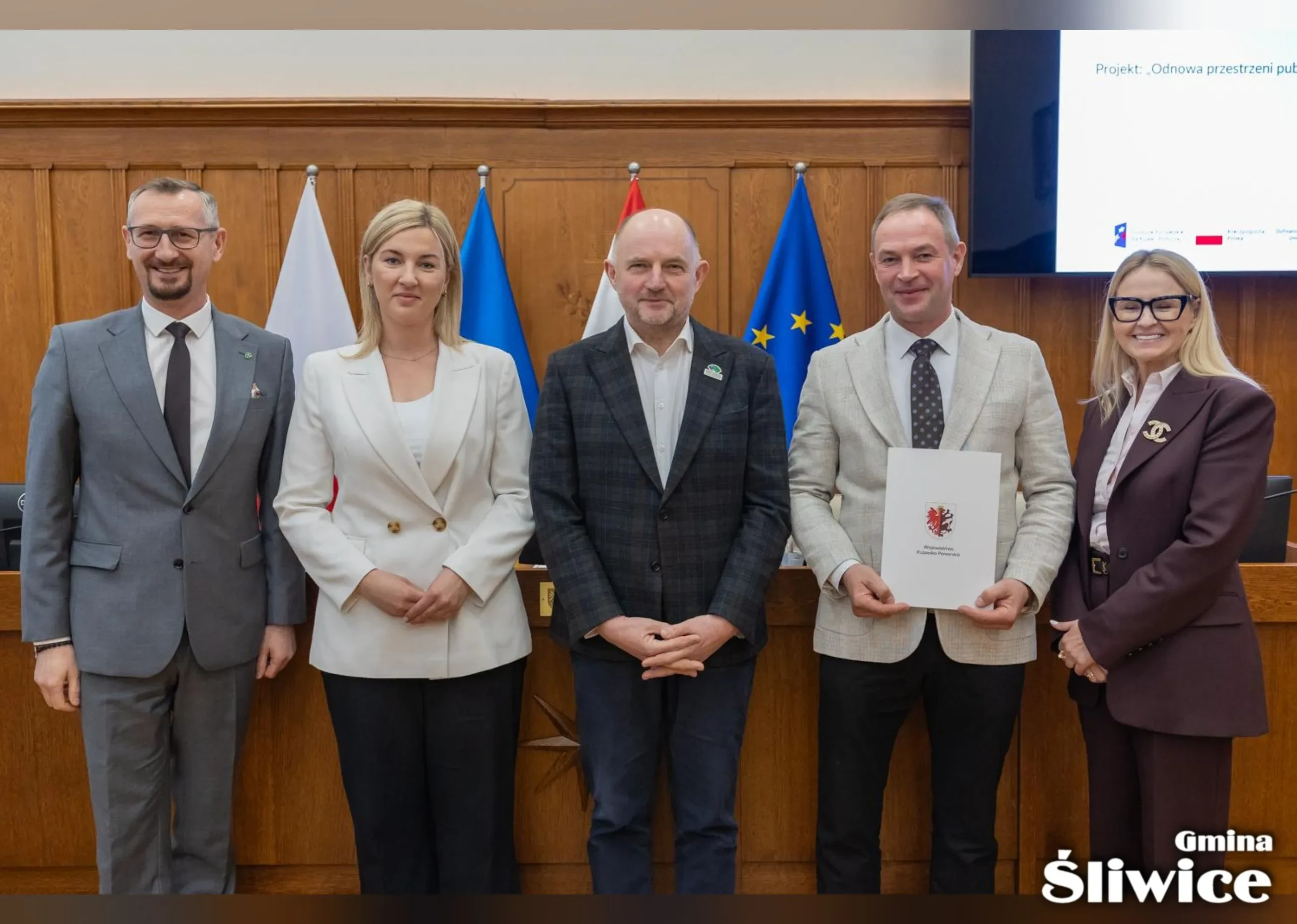 wójt i wicewójt z marszałkiem 