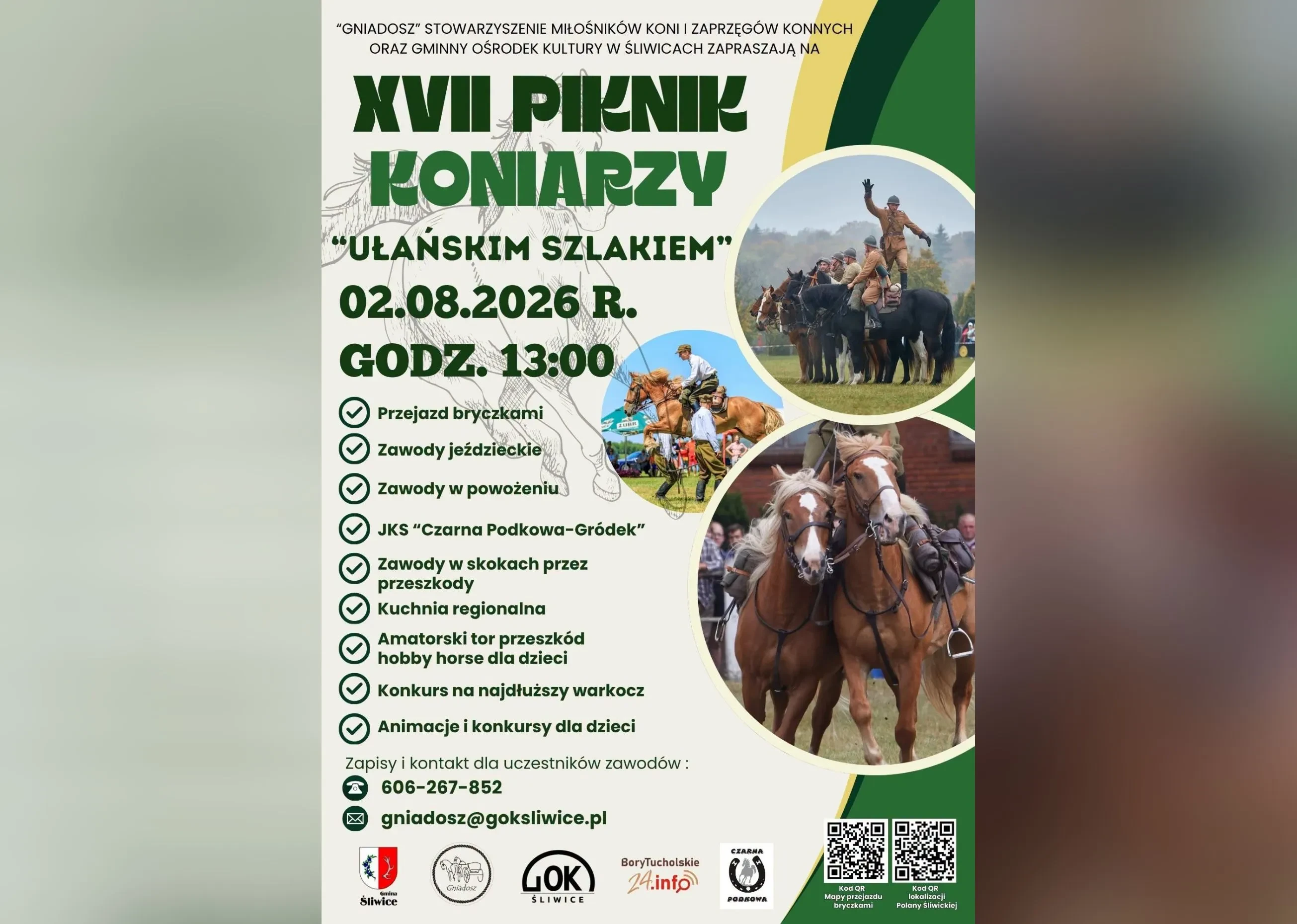 piknik koniarzy plakat poziom